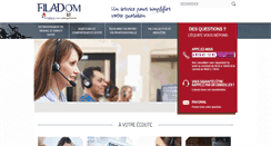 Desktop Screenshot of filadom.fr